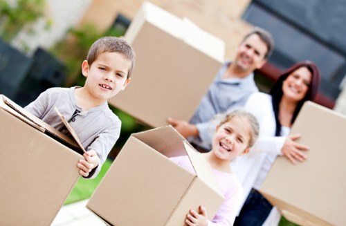 Securely loaded van prepared for a safe transport service