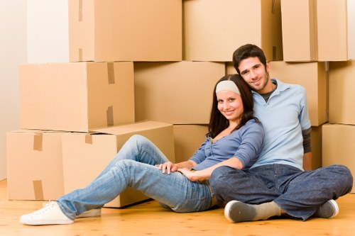 Packing boxes and moving supplies for a Sutton home move