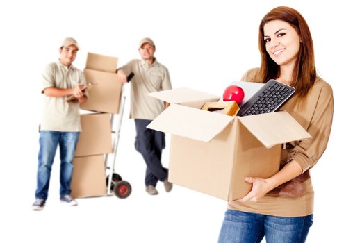 Packed household items ready for flat removals in Sutton