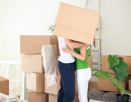 Professional Man And Van Sutton team completing a safe and insured move