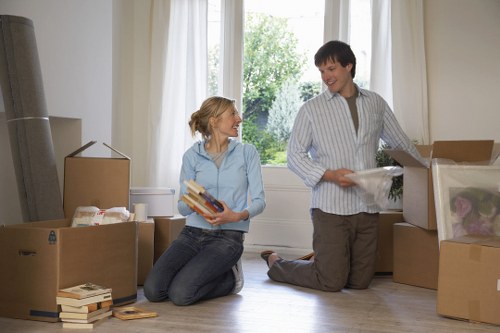 Insurance and training helping a Sutton moving crew protect household items