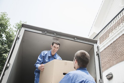 Local packing materials prepared for a property move in Sutton