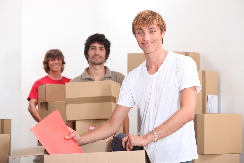 Moving service assisting a family home relocation in Sutton